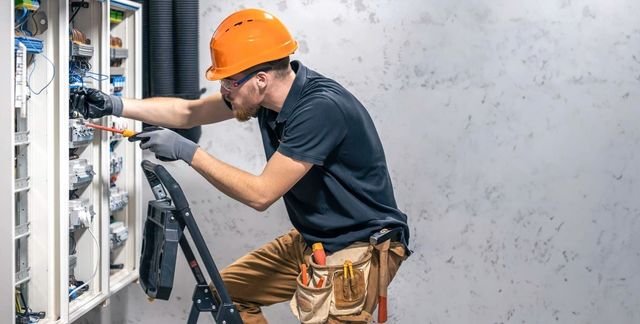 Equipe RPI Instalações Elétricas trabalhando